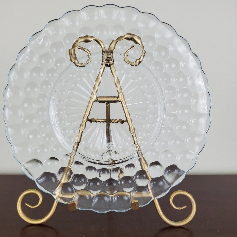 Vintage Anchor Hocking Bubble Dinner Plate - 1940's - Picture 2 of 10